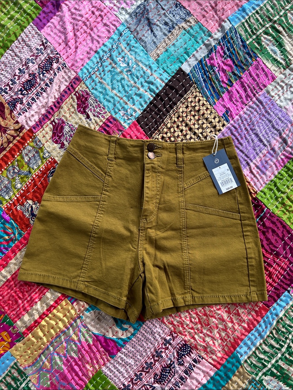Universal Thread High-Waist Olive Shorts